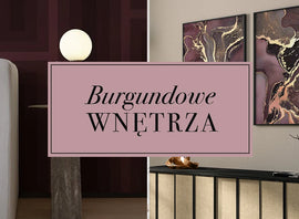 Burgundowe Dodatki we Wnętrzach